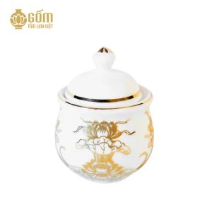 Bát sâm men bạch ngọc tâm linh việt không đế