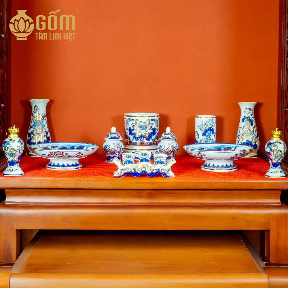 Bộ Đồ Thờ Bát Tràng