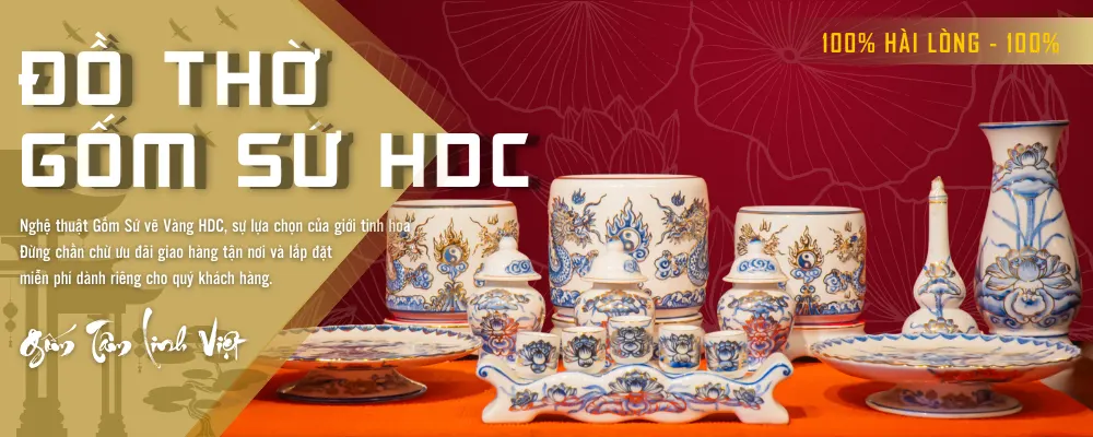 thương hiệu gốm thờ HDC