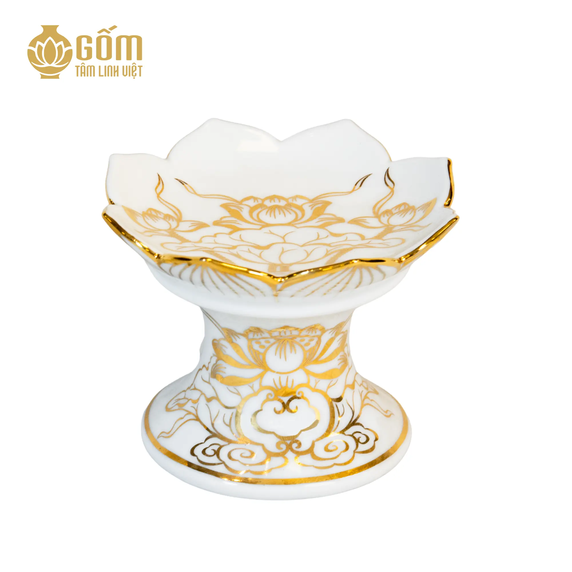 Chân Nến Vẽ Vàng HDC