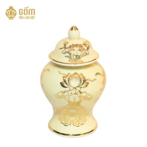 mẫu Chóe thờ men ngọc trai vẽ vàng 24K cao cấp