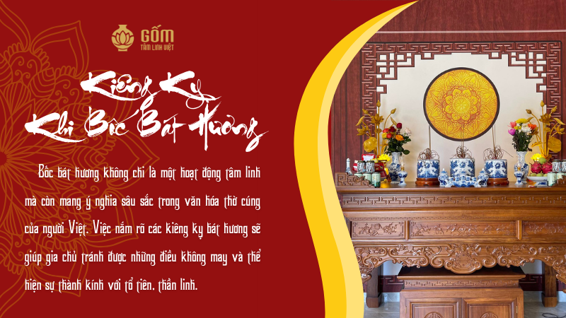 Những điều kiêng kỵ khi bốc bát hương